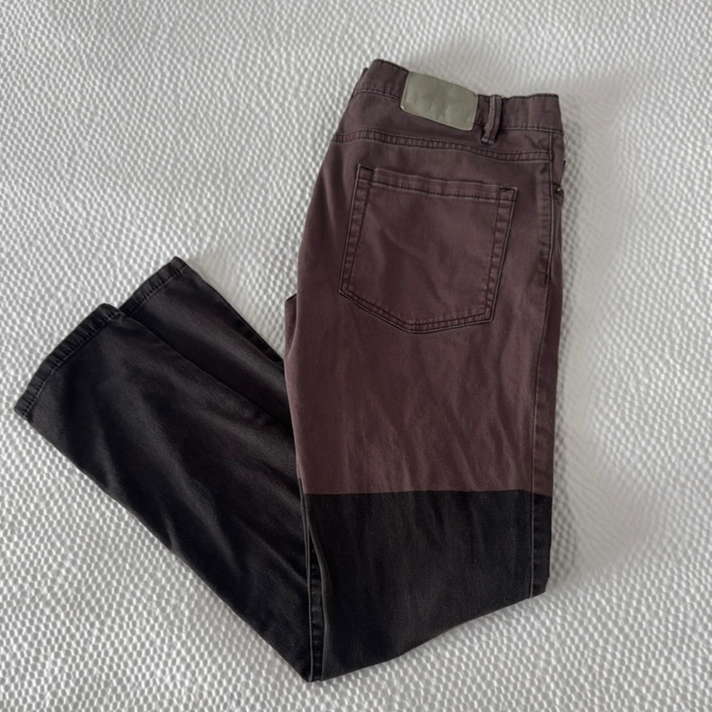 BCBGeneration Two-Tone Brown jeans